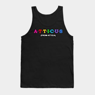 Atticus - From Attica. Tank Top